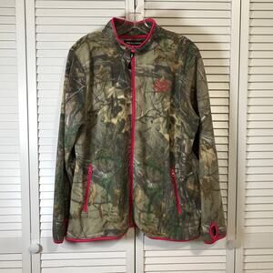 Realtree Camo Activewear High Neck Long Sleeve Jacket XL